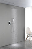 ZUN 12" Rain Shower Head Systems Wall Mounted Shower W92852779