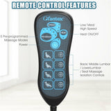 Massage Seat Cushion Back Massager W/ Heat & 6 Vibration Motors For Home 40807389
