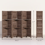 Tall Wood Privacy Screen Room Divider 56274944
