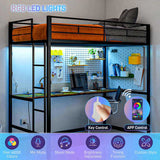 Twin Size Loft Bed 62757420