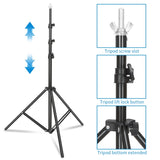 ZUN T-Shape Backdrop Stand with 150cm Crossbar & Clamps & Carry Bag 58020859