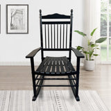 BALCONY PORCH ADULT ROCKING CHAIR - BLACK W49540380