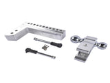 Adjustable Trailer Hitch Fits for 2.5-Inch Receiver, 10-Inch Drop/Rise Hitch 18,500 LBS, 2" and 78979930