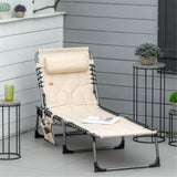 ZUN Folding Lounge Chairs / beach chair （Prohibited by WalMart） 94255091