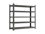 Garage Five Story Shelf, Capable Of Accommodating 2500 LBS, Adjustable Metal Shelf, Black, Requires 50733634