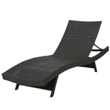 SALEM PE WICKER CHAISE LOUNGE 52005.00GRY