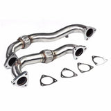 Heavy Duty Polished Up Pipes No EGR Fit For 2008-2010 Ford 6.4L powerstroke Diesel MT001150 78707366