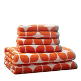 ZUN Cotton Jacquard Bath Towel 6 Piece Set B03596395