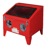 ZUN 40 Gallon Bench Top Air Sandblasting Cabinet Sandblaster Abrasive Blast Large Cabinet with Gun and 4 42974085