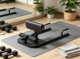 Black 3-in-1 Padded Push Up Sit Up Squat Machine All-in-One Home Gym Fitness Equipment for Core & 64751637