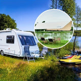 Ordinary 3*4m RV Outdoor Tent Shade Portable Camping Sunscreen Rainproof Vinyl Canopy 03194528