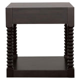 ZUN Coffee Bean 1-Drawer End Table B062P153667