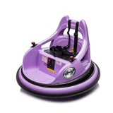 ZUN 12V ride on bumper car for kids,electric car for kids,1.5-5 Years Old,W/Remote Control, LED Lights, W1396132723