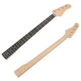 DIY 4 String Jazz Style Electric Bass Guitar Kits with Mahogany Body, Maple Neck and Accessories 06041043