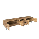 78" TV Stand for 85 75 65 Inch TV, TV Consoles for Living Room, Entertainment Center Wood TV Media 96486366