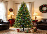 7.5ft Dual Color LED Christmas Tree 11 Modes with Remote 35896734