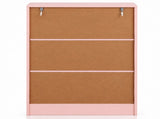 5-Drawer Particleboard Chest with Melamine Finish Drawer Dresser 26*13*39in Nail powder 90373951