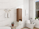 12 Inch Small Wall Mounted Side Cabinet, Soft Closing Door, Suitable For Small Bathroom, Study, W1972P457984