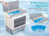 3 in 1 Portable Evaporative Cooler,Indoor,Outdoor,2353CFM Personal Air Cooler,7.9 Gal Large Water 95960706