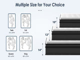 Twin Size Mattress,12 Inch Hybrid Mattress, Individually Pocketed Innerspring, Medium Firm T3962P406342