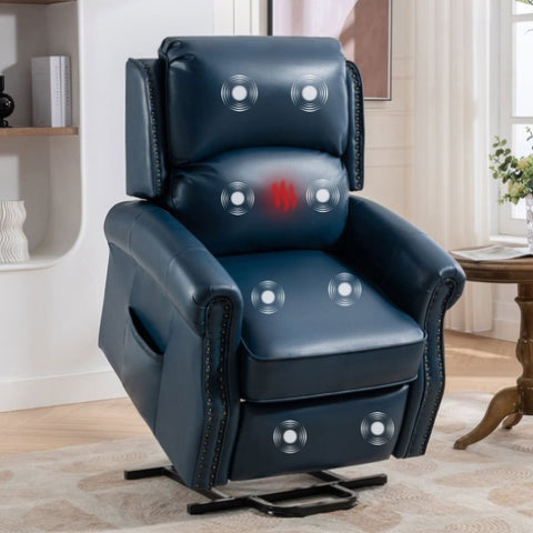 ZUN Lehboson Lift Recliner Chair, Electric Power Lift Recliner Chair for Elderly With Eight Points W1731112642