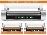 Stainless Steel Hot Dog Maker - 7 Rows, Toughened Glass Hood & 17.7"x9.8" Grill Surface 41605425