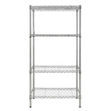 4-Shelf Adjustable Wire Shelving Unit Chrome 18659891