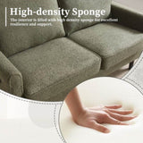 COOLMORE Loveseat Sofa, Mid Century Modern Love Seat, 2 Seater Sofaes for Living Room, Small W395P238825
