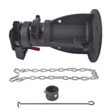 12" to 16" Adjustable Cushioned 5th Wheel to Gooseneck Adapter C5G1216 20000 Lbs with Safety Chain 94192276
