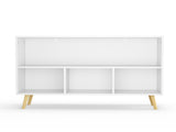 Kids bookcase with Collapsible Fabric Drawers, Children's Book Display, Toy Storage Cabinet 11190729