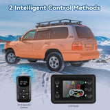 All in One 8KW 12V-24V Portable Diesel Air Heater with Muffler, Remote Control, LCD Monitor, Fast 65595654