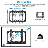 ZUN TV Wall Mount Bracket Tilt for 13"-42" LED/LCD/PLASMA Flat TV VESA 200x200mm 06874469