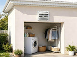 10" Shutter Exhaust Fan, 820 CFM High-Speed, Wall Mount with AC Motor, for Greenhouse, Garage, Shed 30139476