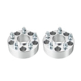 ZUN 2pcs Professional Hub Centric Wheel Adapters for Infiniti 1990-2016 Nissan 1989-2016 Silver 52859261