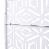 Outdoor & Indoor Privacy Metal Privacy 76" H48" W, Freestanding Decorative Privacy W465P193266