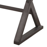 Gold Aluminum and Grey Writing Desk with X Shape Metal Base B062P184563