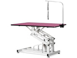 42.5INCH HYDRAULIC PET GROOMING TABLE PINK COLOR 46798649
