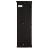 Elegant Lighted Glass Curio Display Cabinet Wooden Frame Storage for Living Room, Kitchen & Pantry W1758P297547