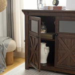 ZUN 2 Doors Large Buffet Sideboard Bar Wine for Entryway Living Room Buffet W2275P149112