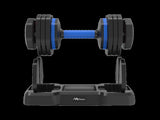 ZUN Adjustable Dumbbell - 55lb Single Dumbbell with Anti-Slip, Fast Adjust Weight by Turning 54473935