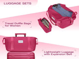 Luggage Sets 6 Pieces with Duffel Bags, Hardside Expandable Suitcases with Spinner Wheels TSA Lock, W3412P381206