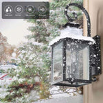 ZUN Large Outdoor Wall Lamps With Glass 44025794