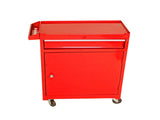 Detachable 5 Drawer Tool Chest with Bottom Cabinet and One Adjustable Shelf--Red 24206924