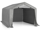 6X6FT Outdoor Storage Shelter Shed GREY 78659309
