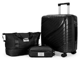 Luggage Sets 3 Piece, PP Luggage Set, Suitcases with Wheels, Hardside Hard Shell Travel Luggage with 81888740