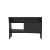 ZUN Bellagio 48.7" Wide 2-Tier Narrow Bellagio Console Table with Double-Door Cabinet B200P235872