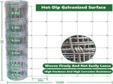 Farm Fence 3ft x 164ft 14Gauge Heavy Zinc Coating Cattle Fence,Galvanized Field Wire Fencing Deer 18512985