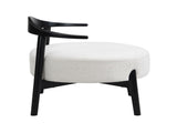 Upholstered Accent Chair, Modern Living Room Chairs, Reading Armchair for Sunroom Bedroom, Beige, N779P264850B