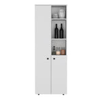 ZUN White 2-Door Kitchen Cabinet B062P175031