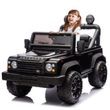 ZUN Licensed 2015 Land Rover Defender 90,24V Kids Ride On XXL Car W/Parents Control,2wd,Four-wheel W1396P190413